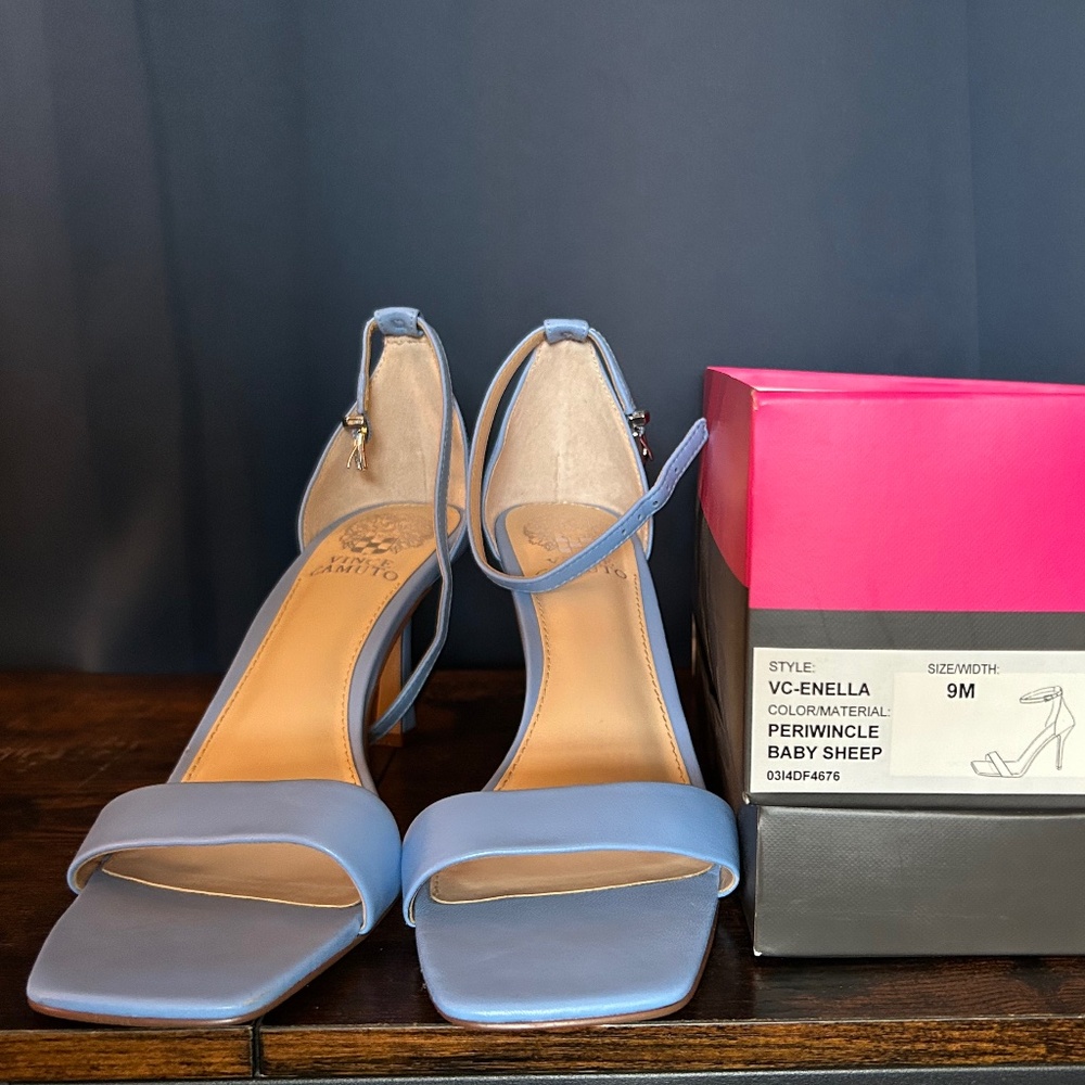 Vince Camuto Blue High Heel Sandals - Picture 2 of 5